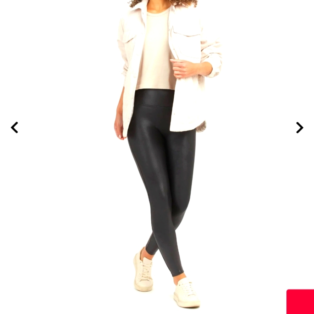 Spanx faux leather leggings